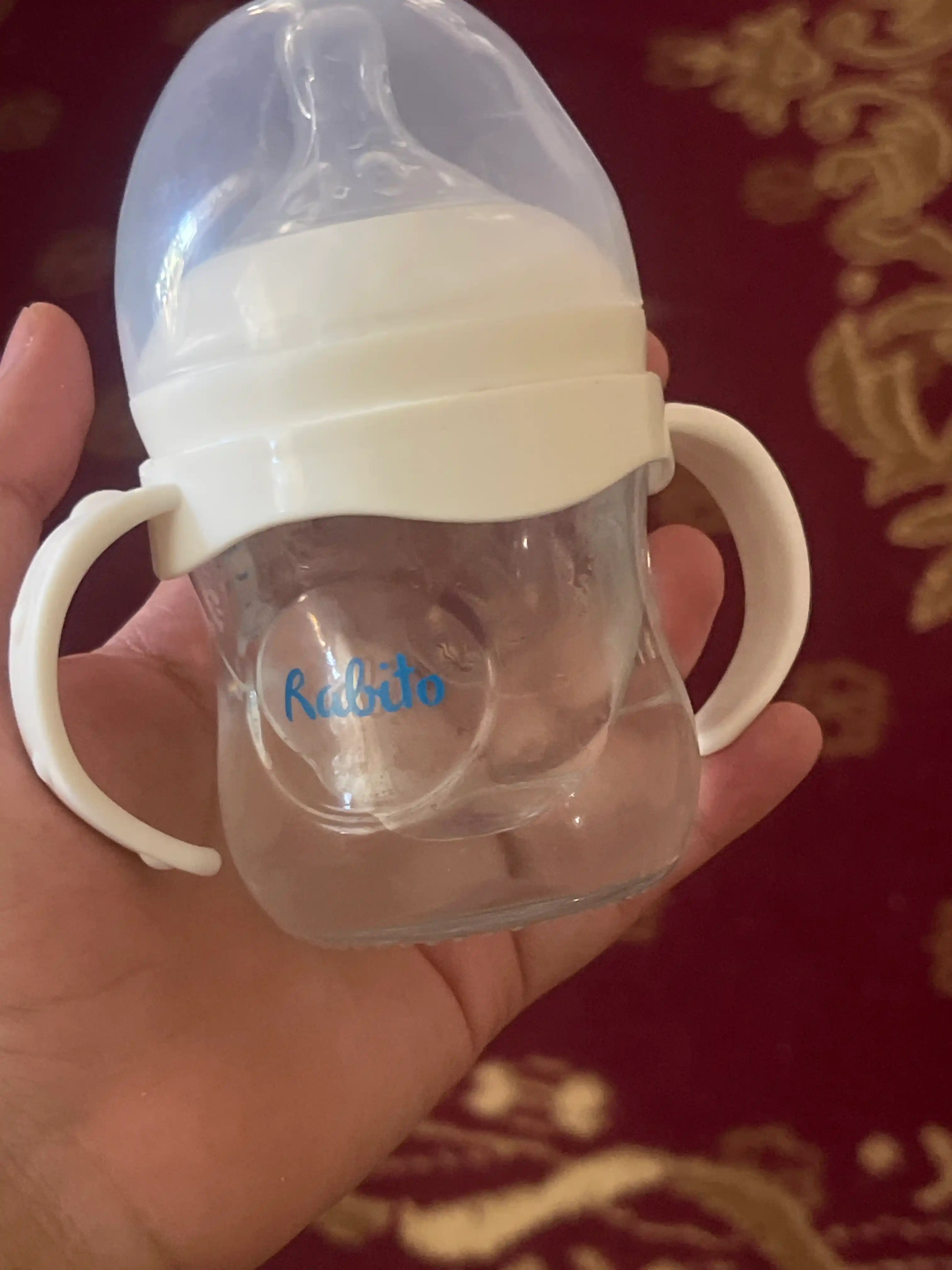 Bolalar oziqlantirish uchun shisha, tutqich bilan, 240, 120 ml