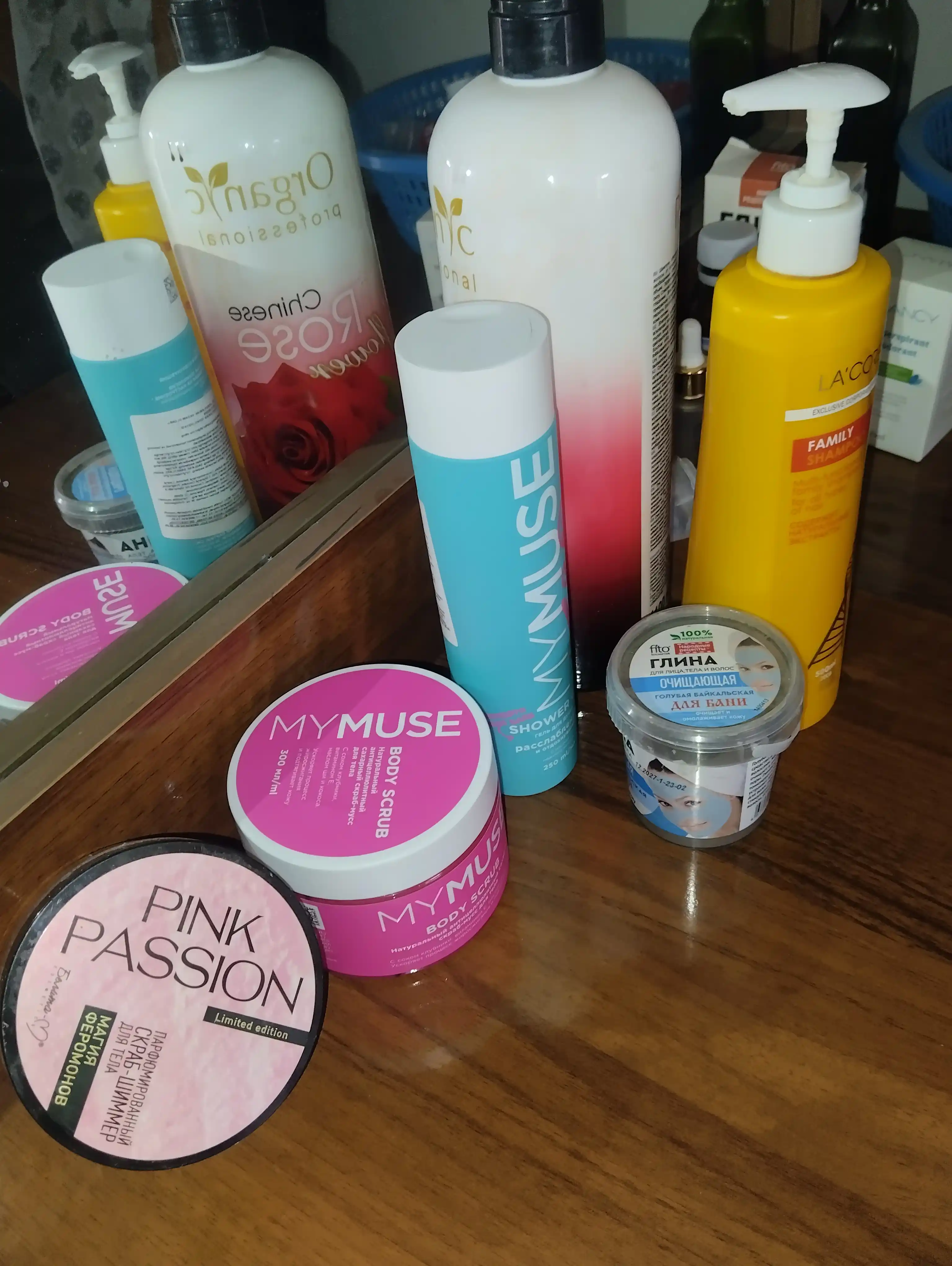 Tabiiy skrab muss "My Muse", tana uchun, shakar, selülitga qarshi, 300 ml