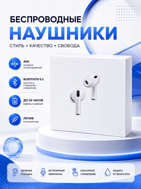 Беспроводные наушники Pods Pro 3 - 
