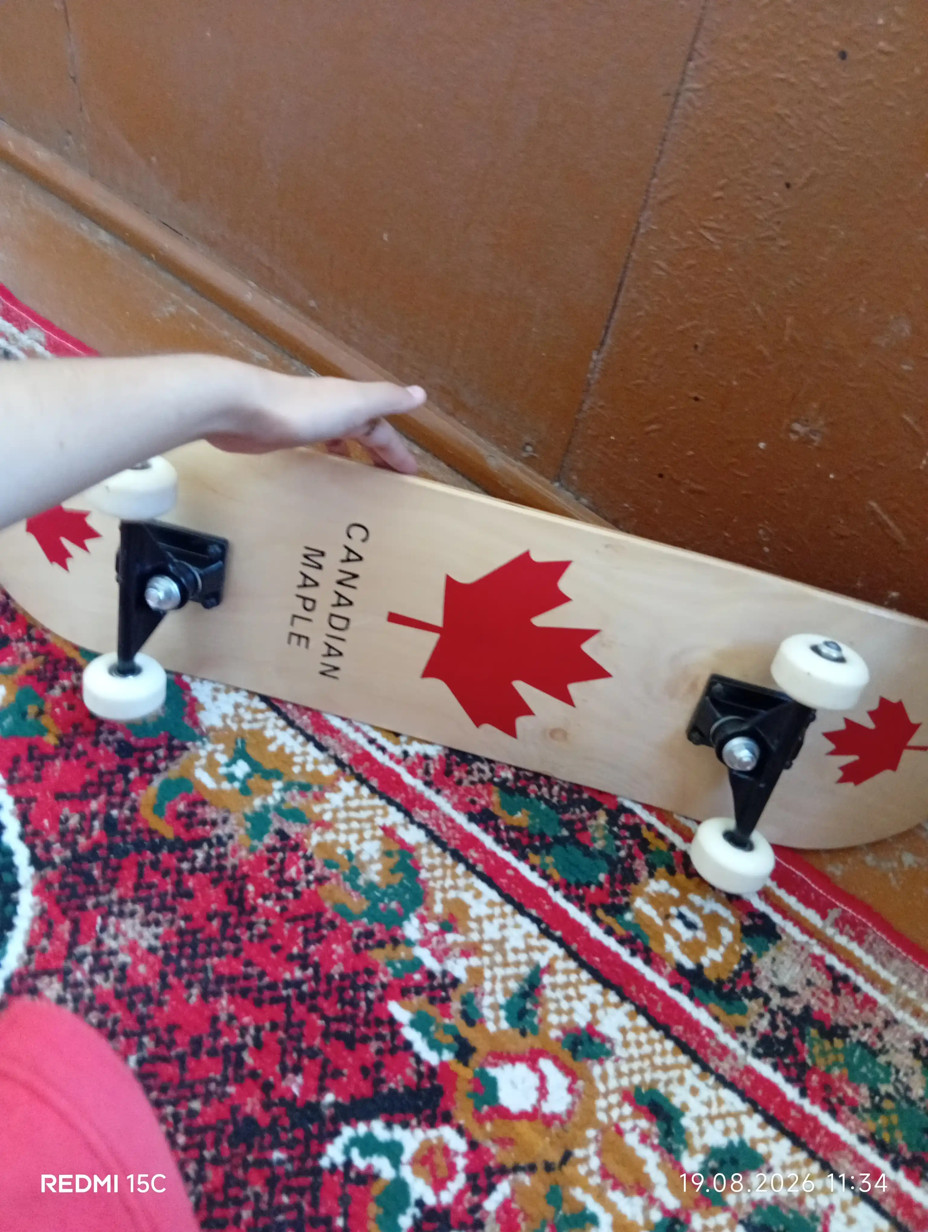 Canada Professional skeytbord, 100% Kanada zarangidan, ikki bukilgan deka, bolalar
