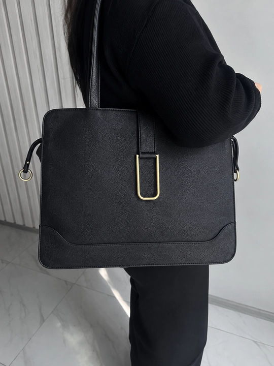 Ayollar uchun shopper sumka — kosmetik sumka va olinadigan tasma bilan