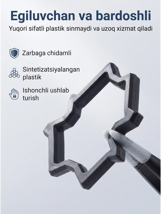 NSU Clips Plastik Kabel Klipsi 22-50 mm – 100 dona to‘plam