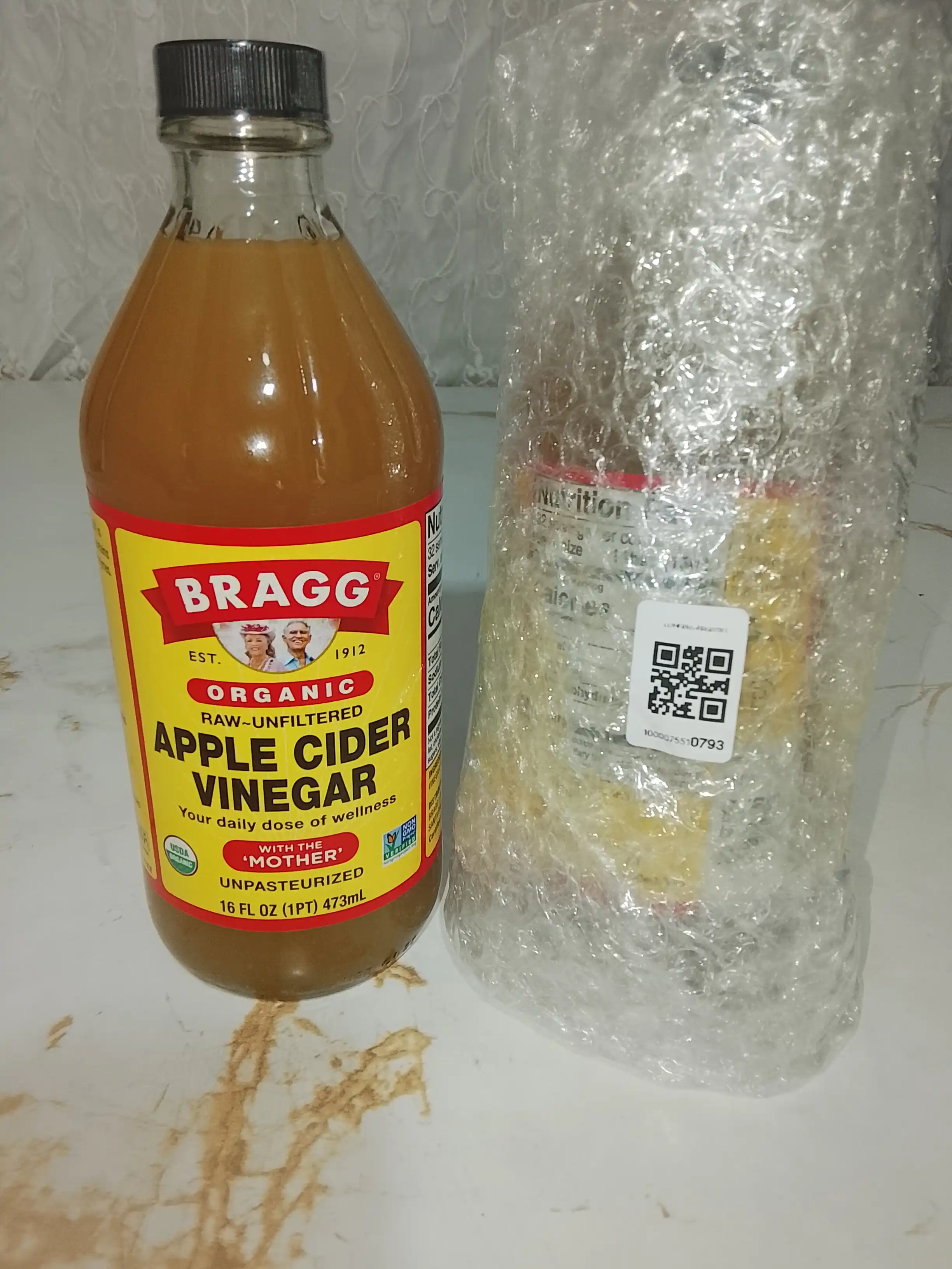 Bragg sirkali organik olma sirkasi, filtrlanmagan, 473 ml
