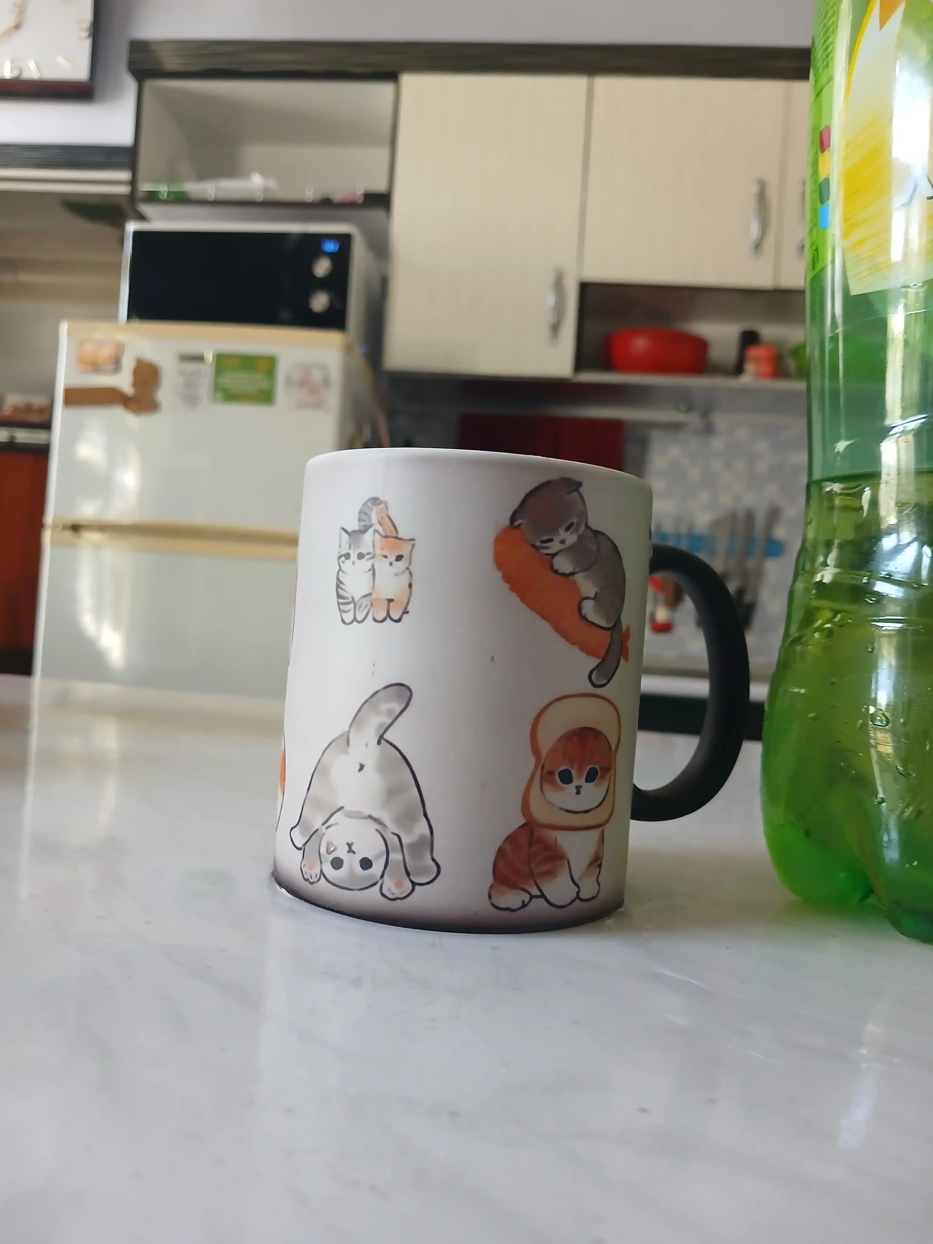 Krujka-xameleon, rangini o‘zgartiradigan bosilgan krujka, xotin, er, opa-singil, o'g'il
