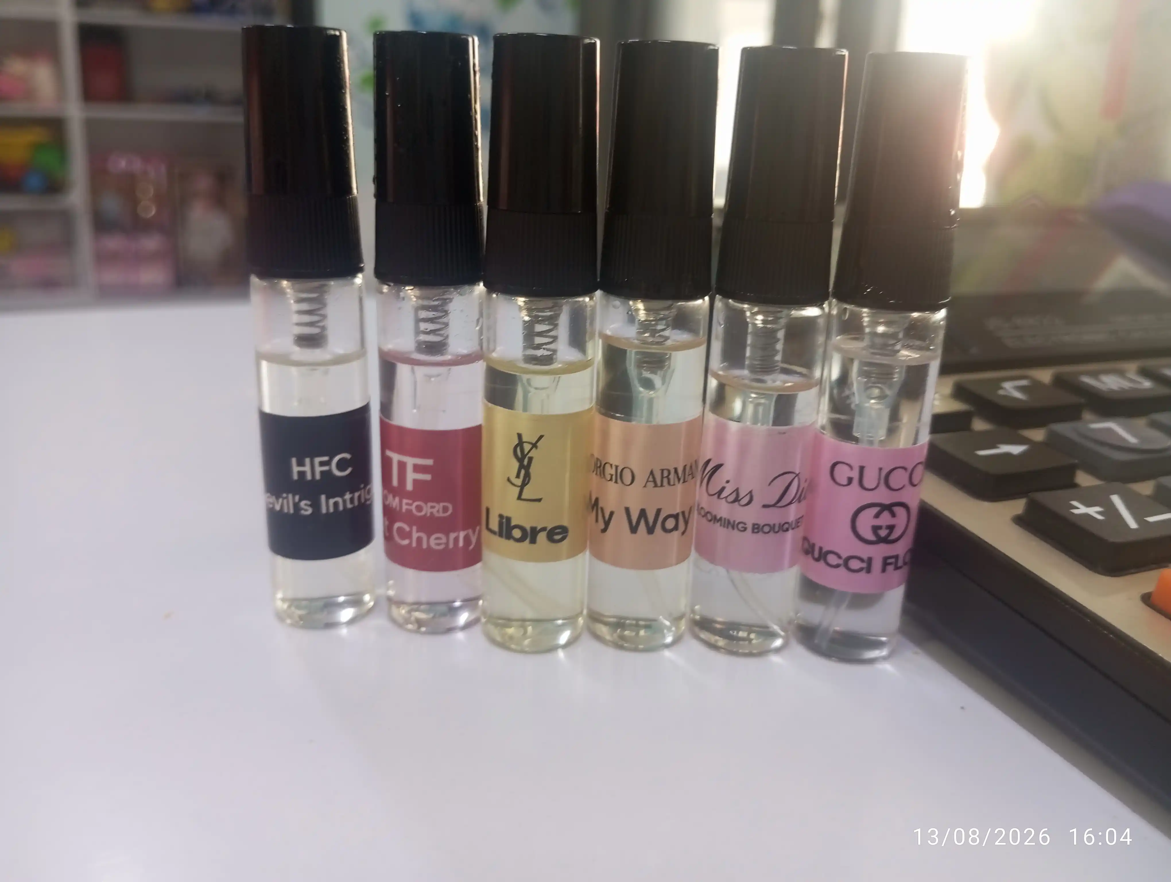 Набор духов для женщин 5 в 1 Libre Lost Cherry Gucci Flora Miss Dior Devil's Intrigue 