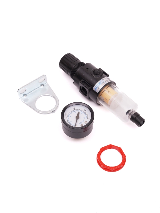Havo kompressori uchun namlik ajratgichli 1/4" filtr-regulyator - 