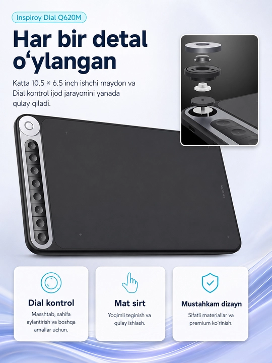 Grafik planshet Huion Q620M (Q620M-HUION)