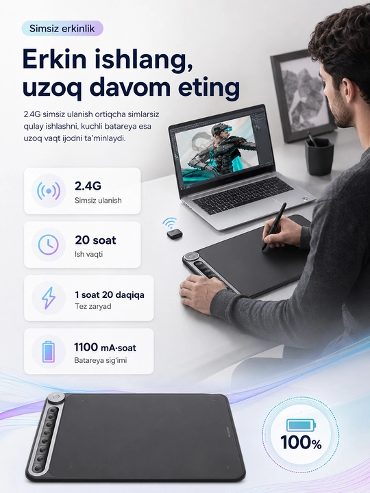 Grafik planshet Huion Q620M (Q620M-HUION)