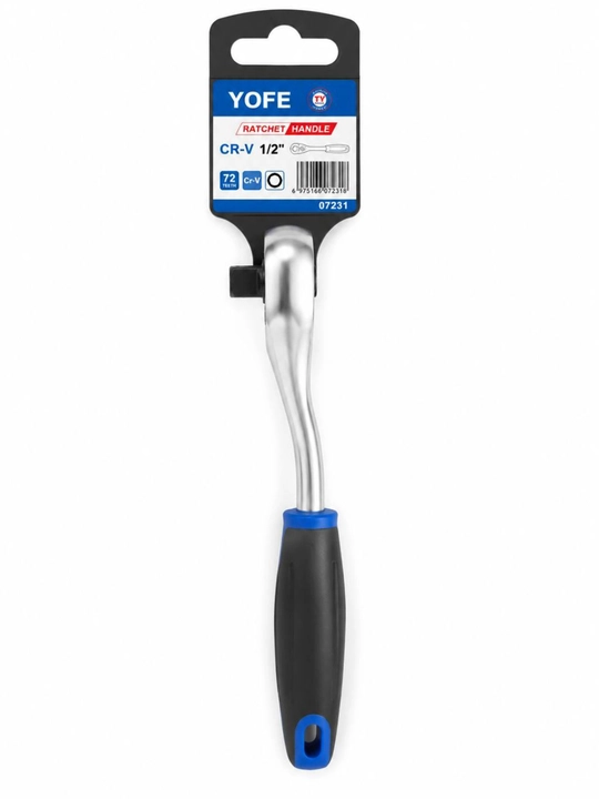 Reshyotkali kalit YOFE 07231, 1/2", 72 tishli, Cr-V
