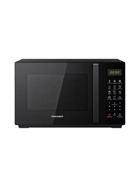Микроволновая печь Premier PRM-23MW/KS4-B, 23 л, 800 Вт, 8 режимов, дисплей, черная - 
