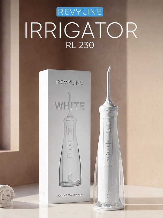 Tish irrigatori Revyline RL 220, portativ, 4 rejim, 300 ml, 900 kPa, Type-C