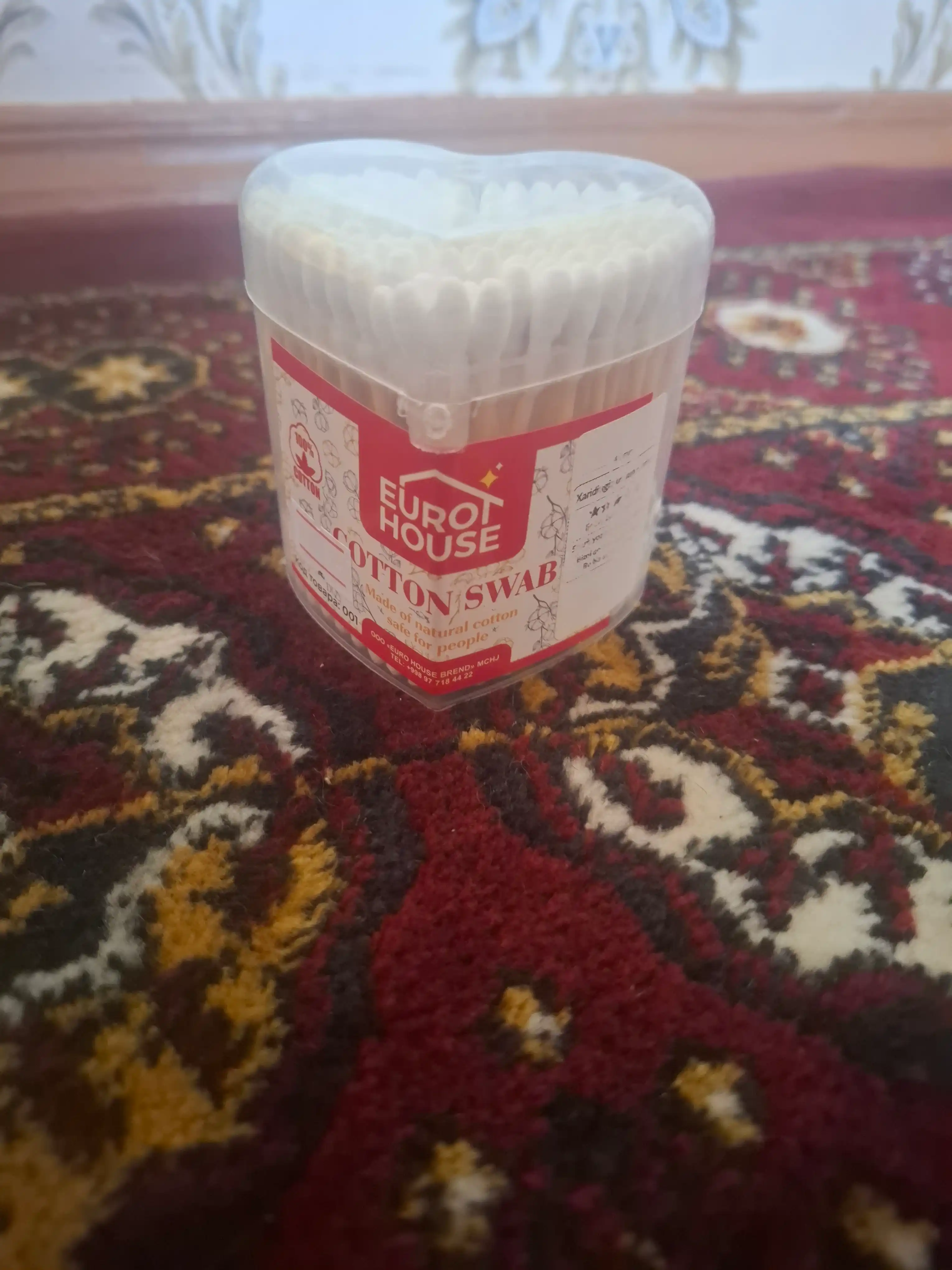 Ухочистки, 150 шт, ватная палочка, деревянная палочка, гигиена ушей, косметический уход