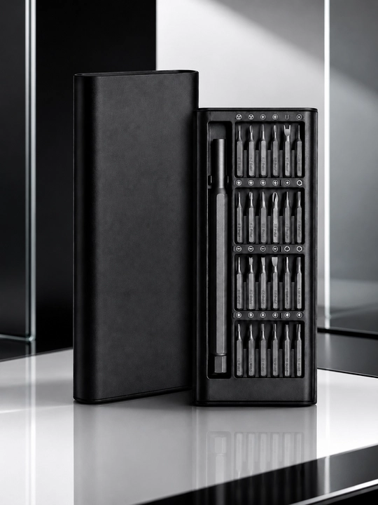 Smartfon va texnika uchun universal precision otvyortka, bitlar to‘plami va g‘ilof - 