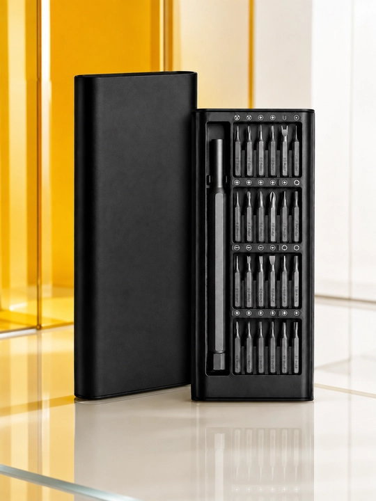 Smartfon va elektronika uchun mini otvyortka to‘plami, precision bitlar bilan - 