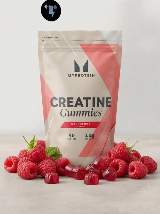 MyProtein Creatine Gummies 90шт вкус Raspberry 3g креатин мармелады - 