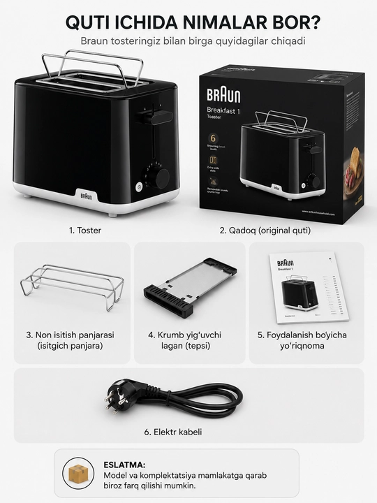 Braun Breakfast 1 HT1010BK