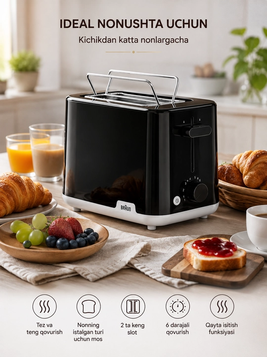 Braun Breakfast 1 HT1010BK - 