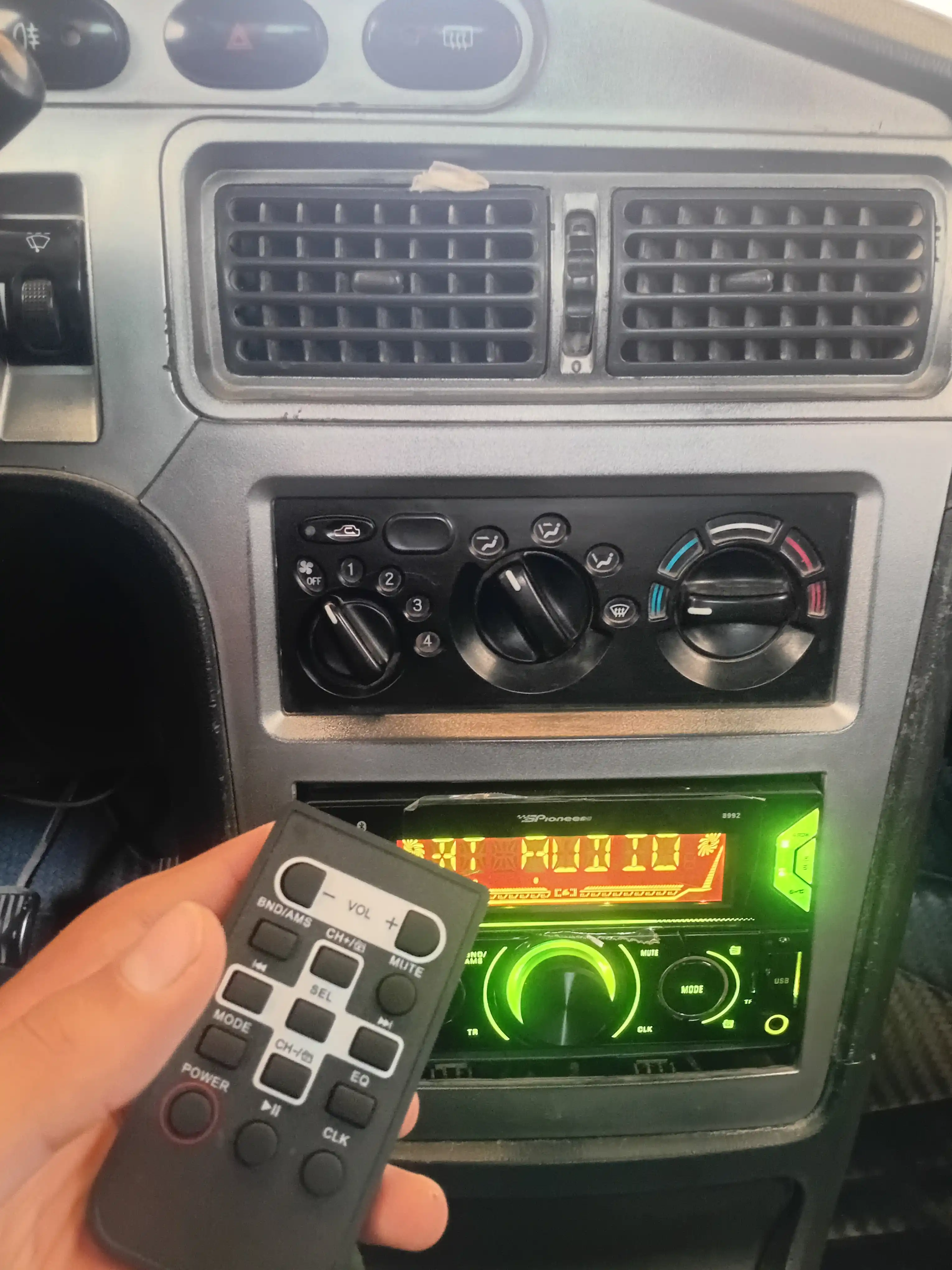 Автомагнитола Pioneer.GD, MP3/USB/AUX/MicroSD/FM Radio/Bluetooth, магнитофон