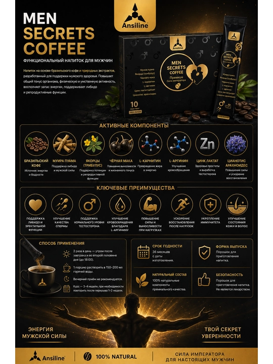 Men Secrets Coffee