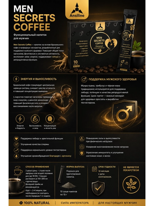 Men Secrets Coffee