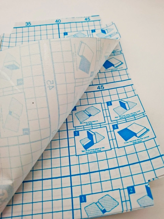 M&G kitob va daftarlar uchun muqova 38×28 sm, to'plamda 5 ta, ekologik toza CCP material