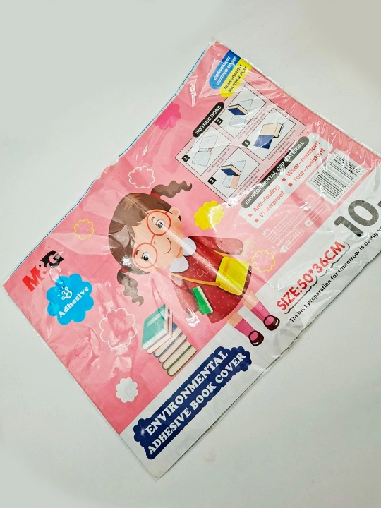 M&G kitob va daftarlar uchun muqova 50×36 sm, to'plamda 10 ta, environmental CCP material