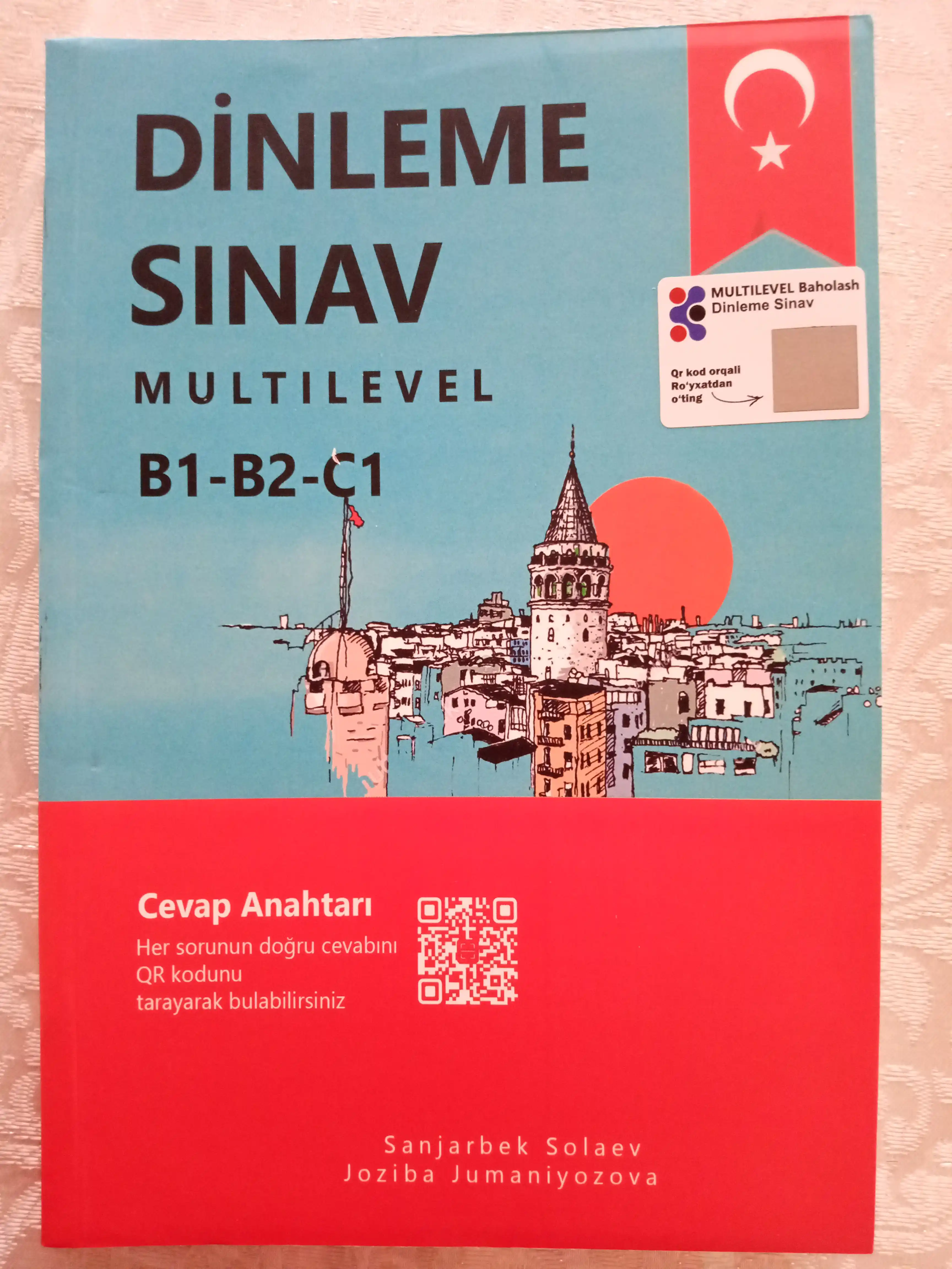 CEFR B1, B2, C1 uchun turk tilidagi Sinav Multilevel, Dinleme, Okuma, Yazma, Konusma kitob