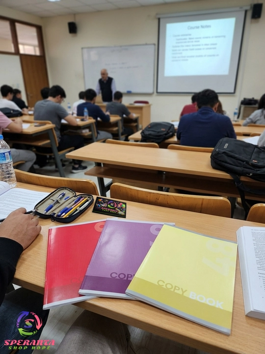 Набор тетрадей 48 листов, белая бумага, плотная обложка, однотонная Speranta SZPO48