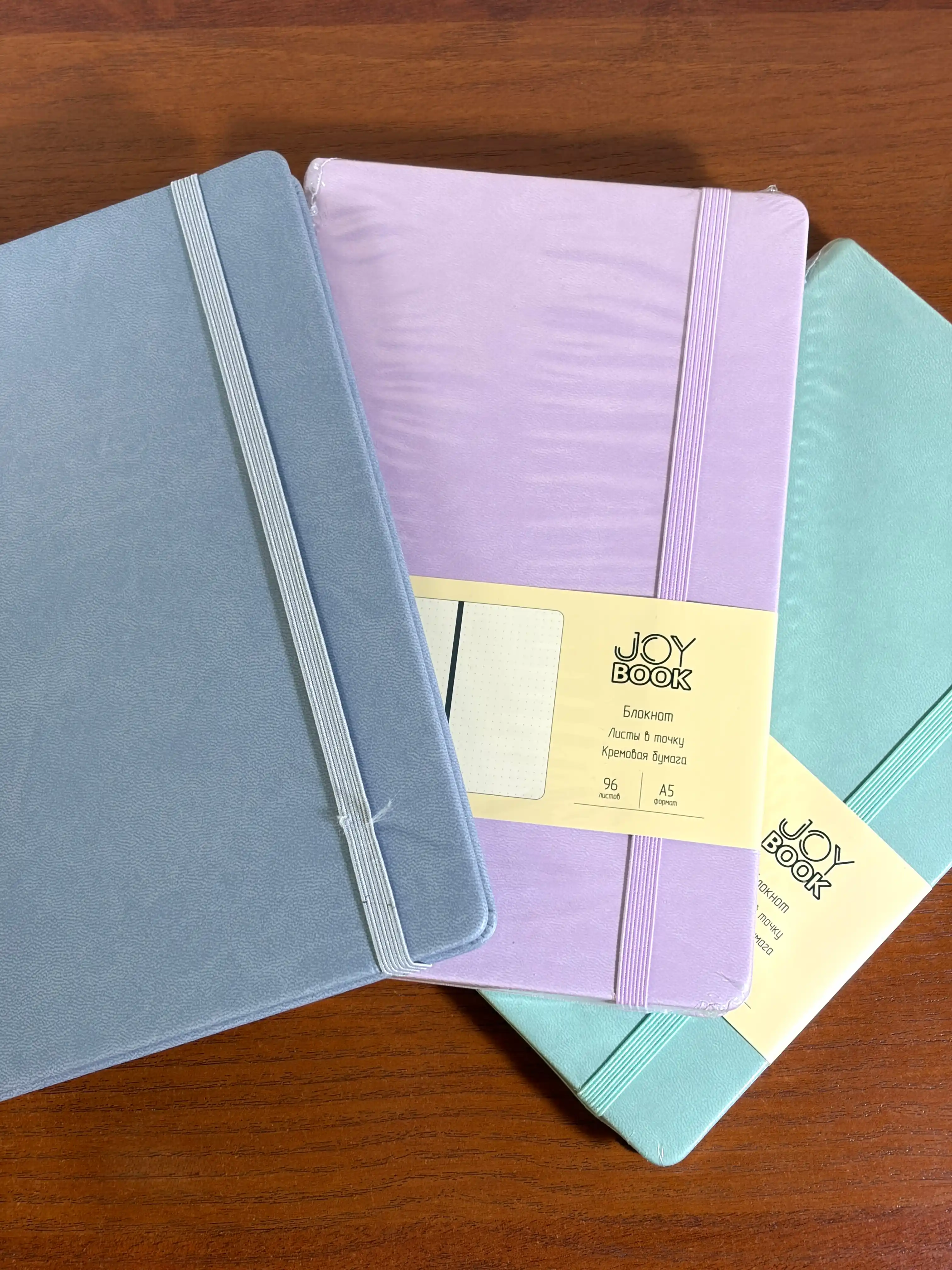 A5 Joy Book daftar, 96 varaq, sun’iy charm, magnitli rezinka, orqa cho‘ntak, lyasse bilan