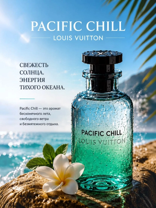 Духи Louis Vuitton Météore, Orage, Pacific Chill, унисекс