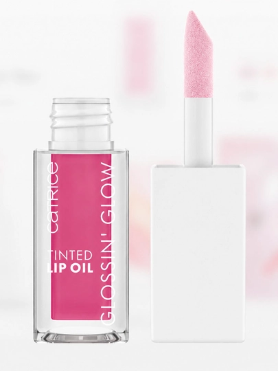 Lab yog'i glossin' glow tinted lip oil, 040 glossip girl, 4 ml