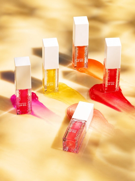 Lab yog'i glossin' glow tinted lip oil, 040 glossip girl, 4 ml