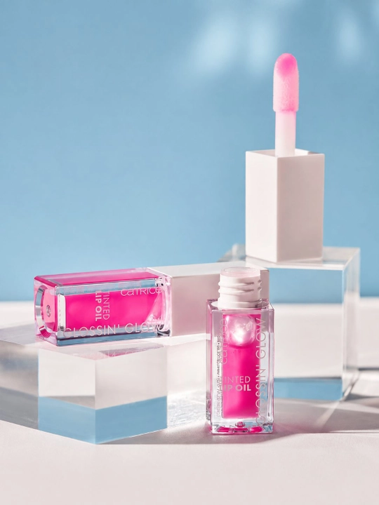 Lab yog'i glossin' glow tinted lip oil, 040 glossip girl, 4 ml