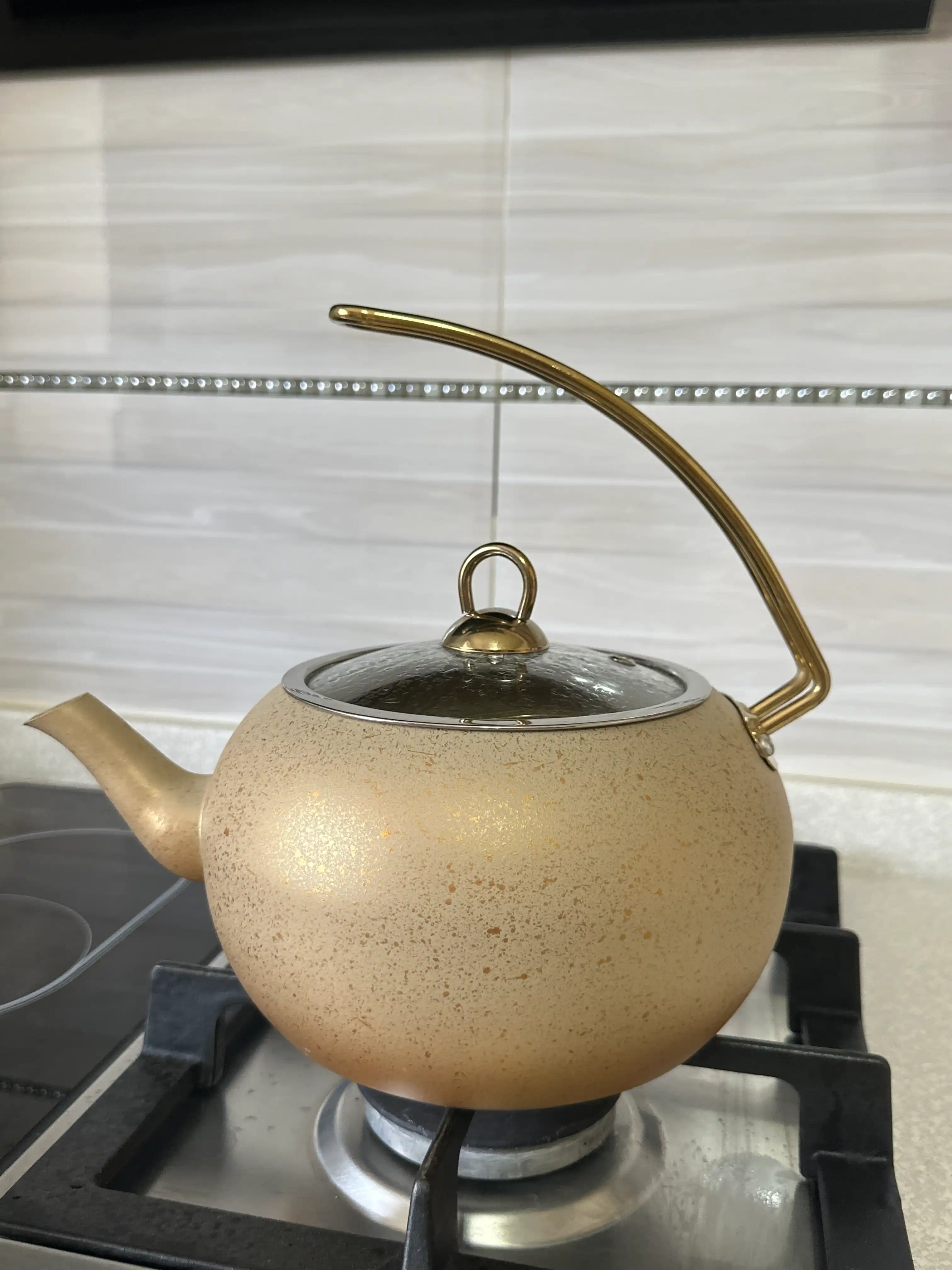 Чайник антипригарный гранитный, 3 л, подходит для индукционной плиты HP