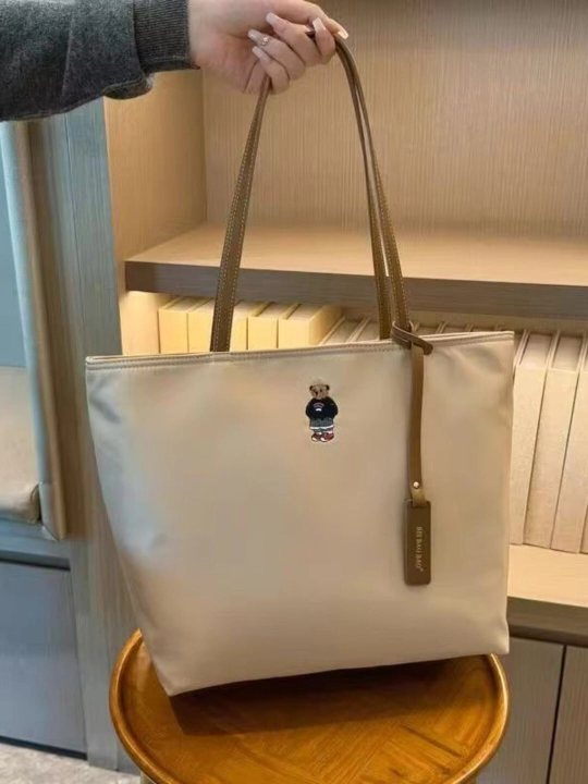 Ayollar uchun shopper sumka yelkaga, ayiqchali sig'imli va ixcham  sumka