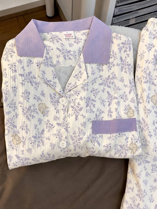 Ayollar uchun uzun yengli uzun shimli pijama – kuz, qish va bahor uchun