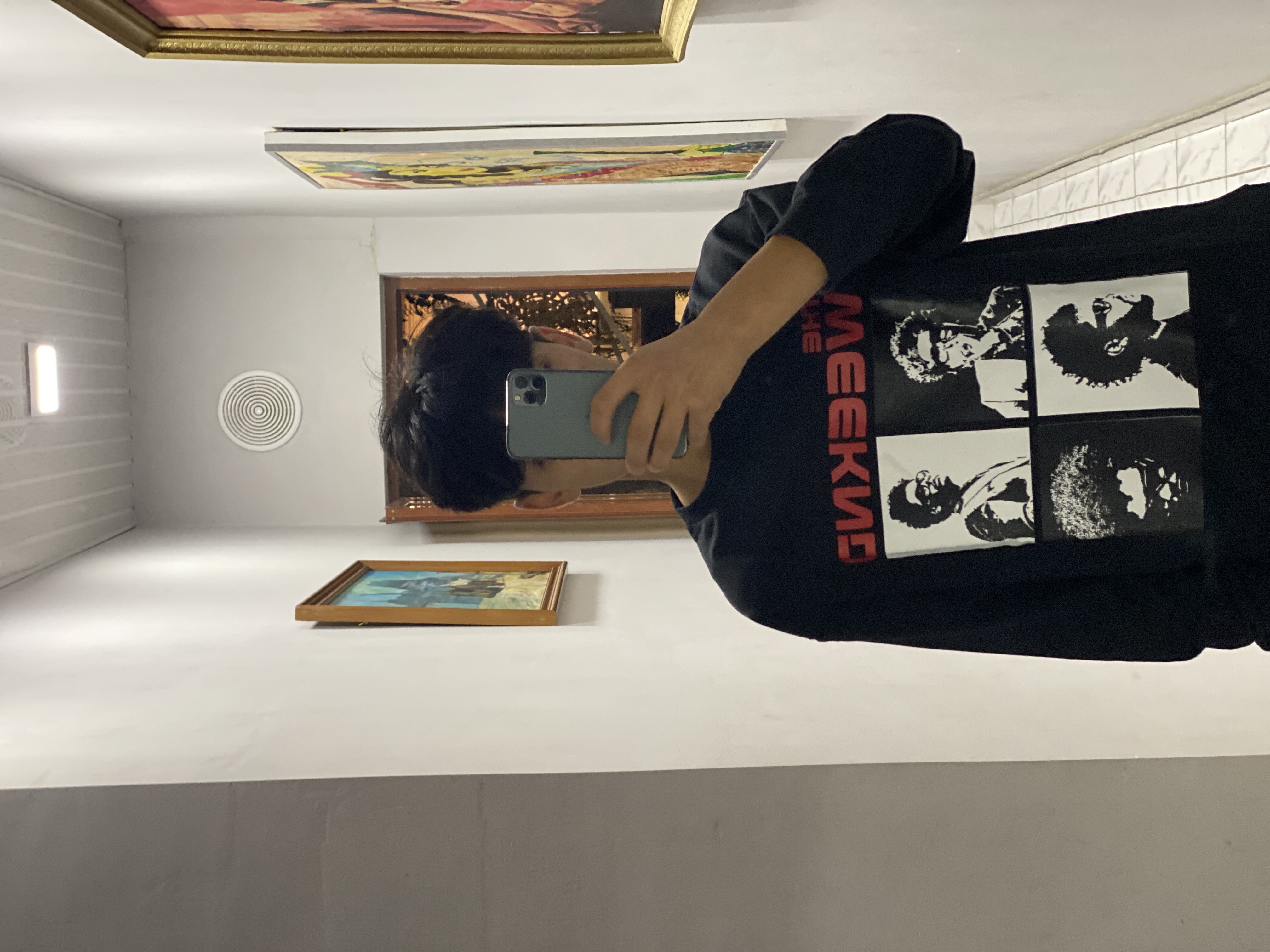 Erkaklar va ayollar uchun THE WEEKND, svitshoti uzun уegli, 80% paxta
