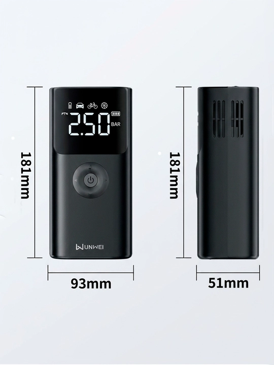 BUWEI QS003 mini kompressor, akkumulyatorlar uchun zaryadlovchi qurilma, booster