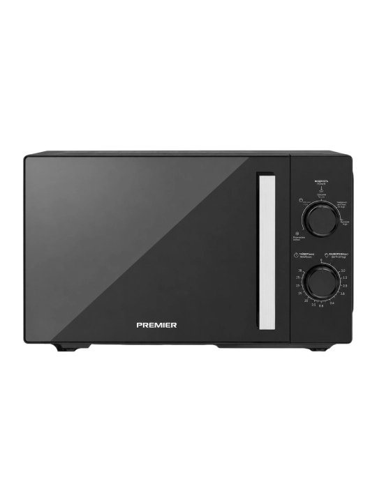 Микроволновая печь PREMIER PRM-23MH8003/B, 23 л, 800 Вт, гриль, дисплей, черная - 
