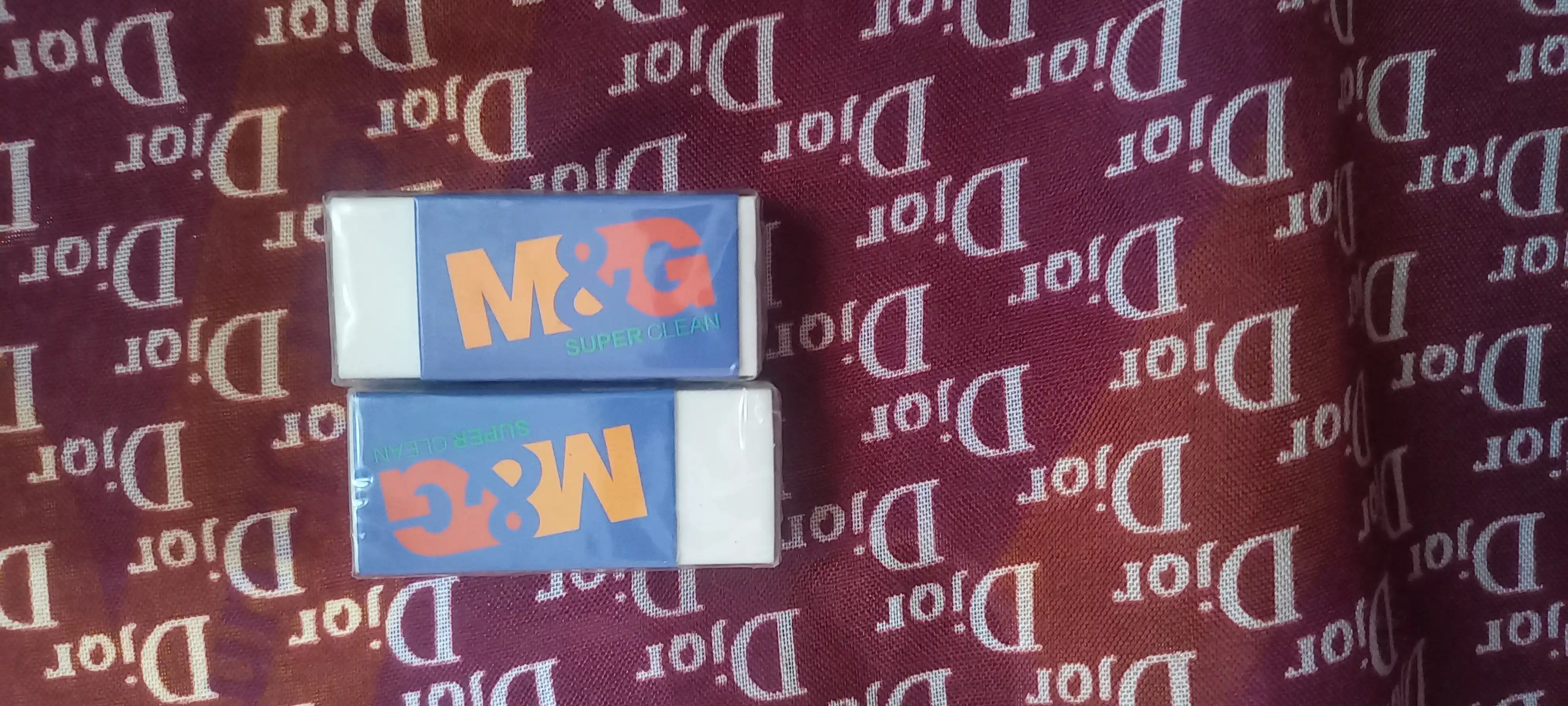 Ластик белый M&G Super Clean, 66*32 мм, для карандаша, 2 шт, AXP963MD