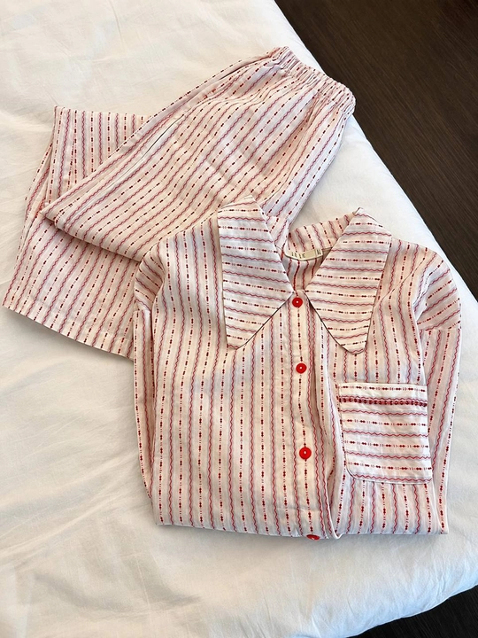 Ayollar uchun uzun yengli uzun shimli pijama – kuz, qish va bahor uchun