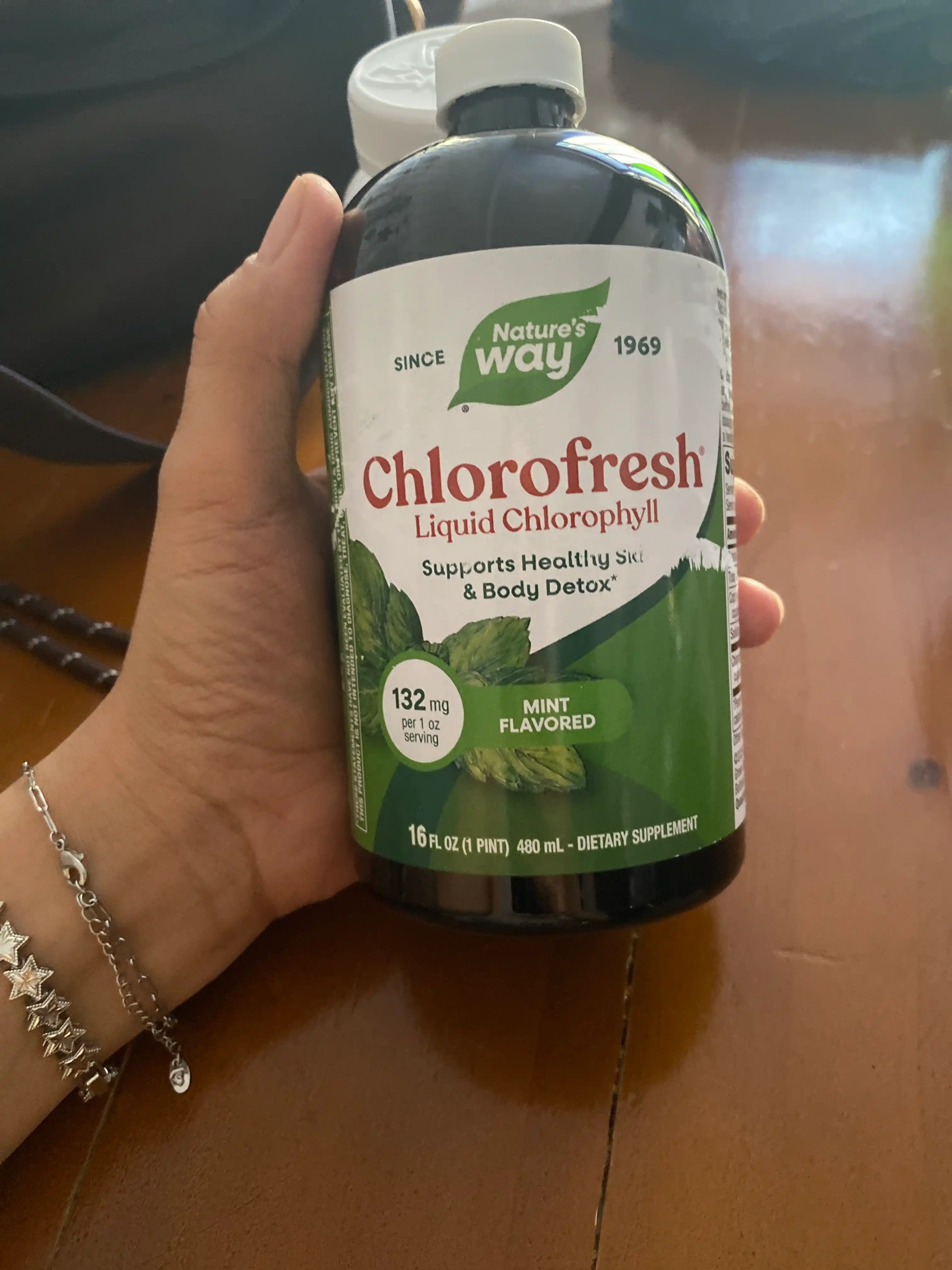 Nature’s Way, Chlorofresh® yalpiz ta’mli suyuq xlorofill, 480 ml