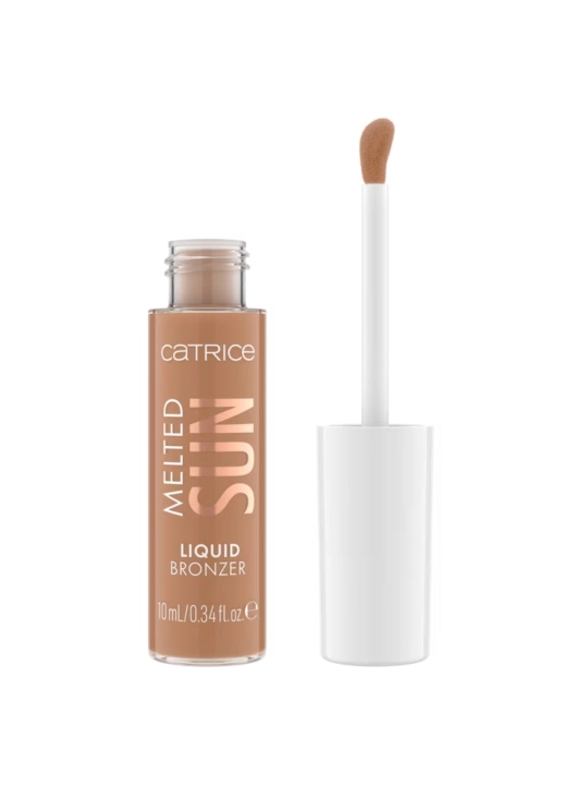 Жидкий бронзер для лица catrice melted sun liquid bronzer, тон 015 sunkissed 10мл - 