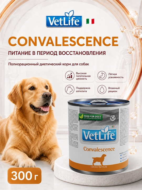 Farmina Vet Life dietali nam itlar uchun oziq-ovqat jarrohlikdan keyin 300 gr - 