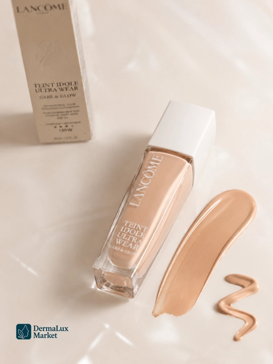 Yengil qoplamali va tabiiy yaltiroq qoplamali Lancôme Teint Idole tonal asosi, 30 ml
