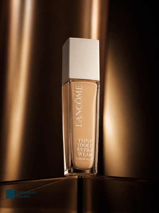 Yengil qoplamali va tabiiy yaltiroq qoplamali Lancôme Teint Idole tonal asosi, 30 ml