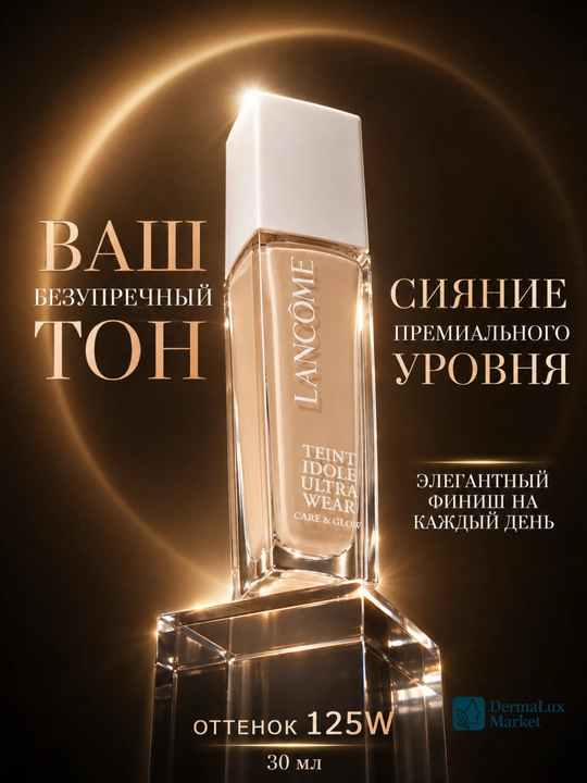 Тональная основа Lancôme Teint Idole с лёгким покрытием и естественным сияющим финишем, 30 мл - 