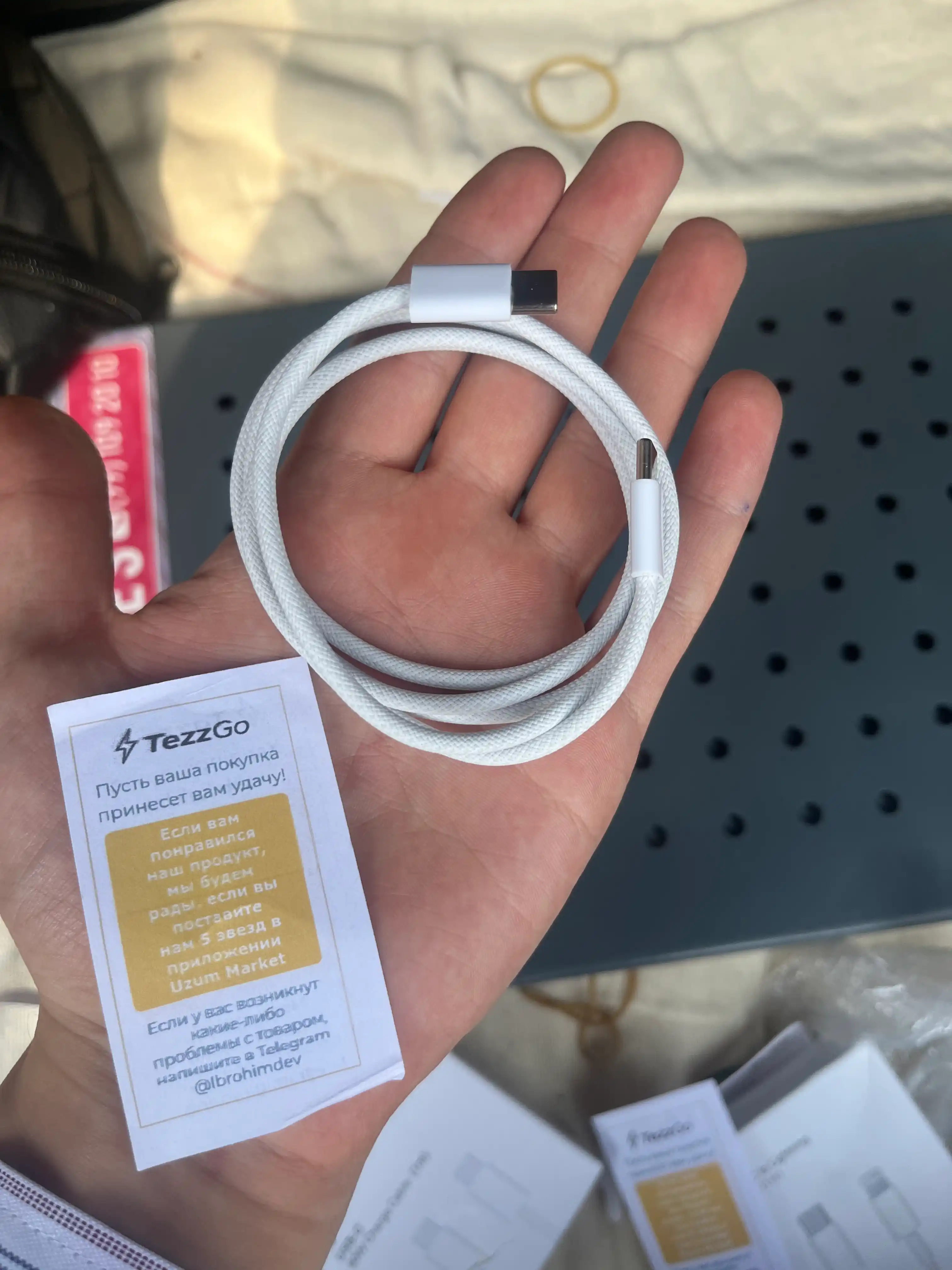 IPhone uchun Type-C to Type-C kabel 60W iPhone zaryadchik 15,16 pro/pro