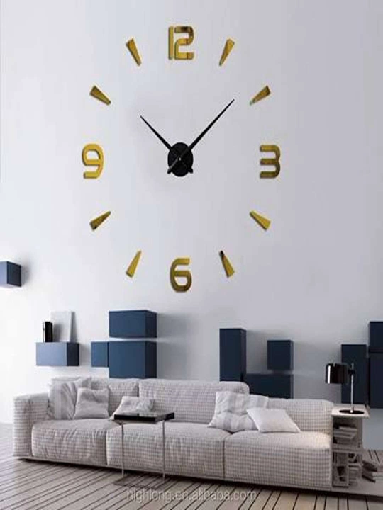 Devorga yopishtiriladigan 3D soat (DIY Clock) - 