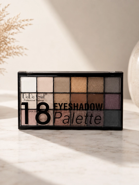 Ko‘z uchun tenlar palitrasi DoDo Girl Eyeshadow Palette, 18 rang - 
